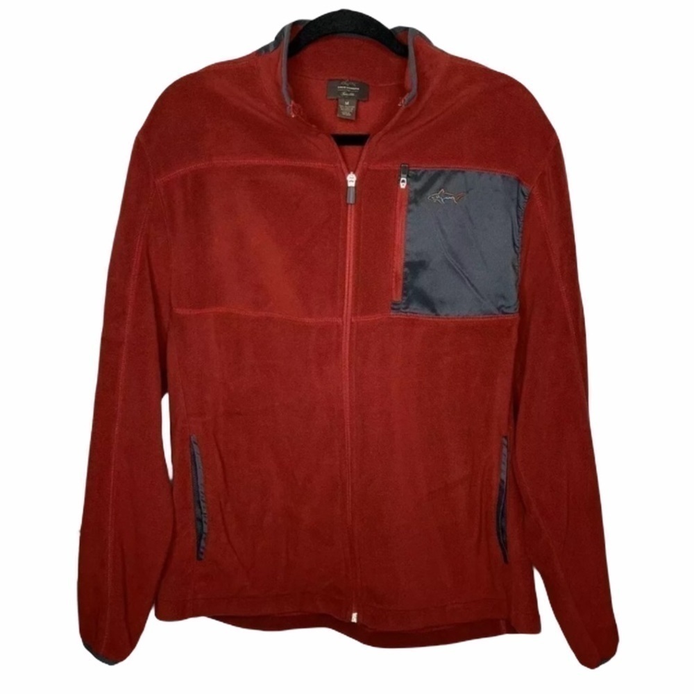 Greg Norman For Tasso Ella Mens Fleece Jacket M